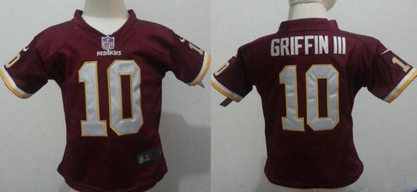 Baby Nike Washington Redskins 10 Robert Griffin III Red NFL Jerseys For Cheap