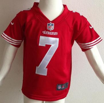 Baby Nike San Francisco 49ers 7 Colin Kaepernick Red NFL Jerseys For Cheap