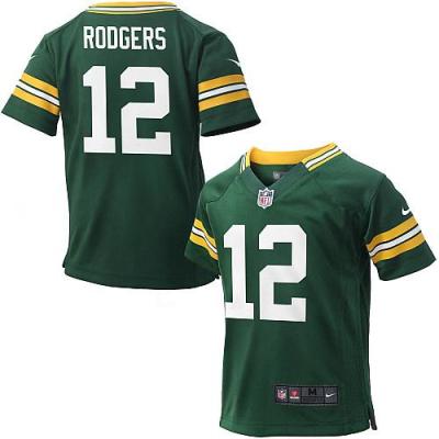 Baby Nike Green Bay Packers 12 Aaron Rodgers Green NFL Jerseys For Cheap