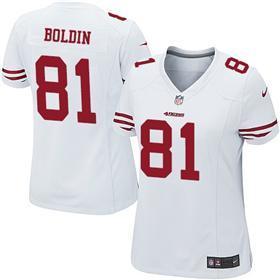Cheap Womens Nike San Francisco 49ers 81 Anquan Boldin Limited White NFL Jerseys