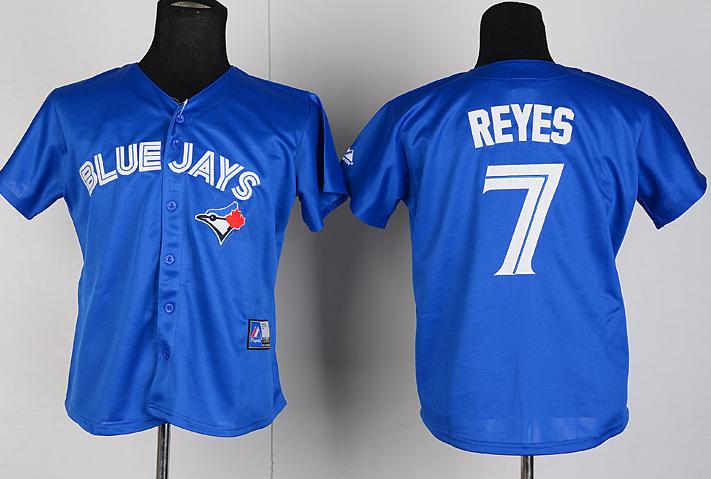 Cheap Women Toronto Blue Jays #7 Jose Reyes Blue MLB Jerseys