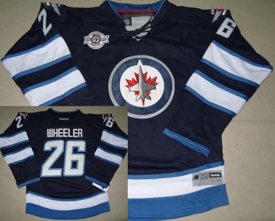 Kids Winnipeg Jets 26 Blake Wheeler Blue NHL Jerseys For Sale