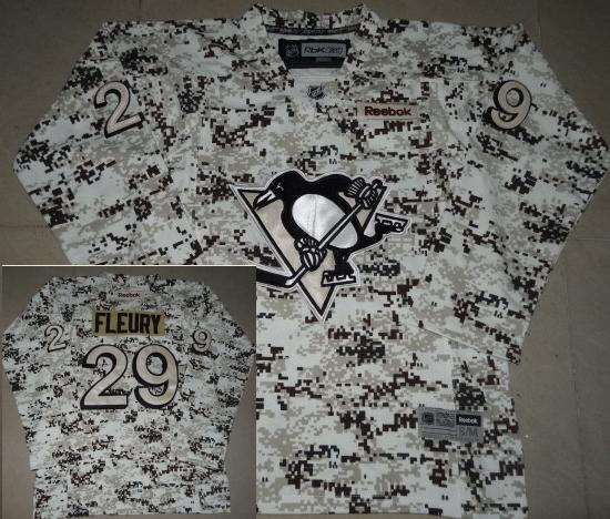 Kids Pittsburgh Penguins 29 Marc-Andre Fleury White Camo NHL Jerseys For Sale