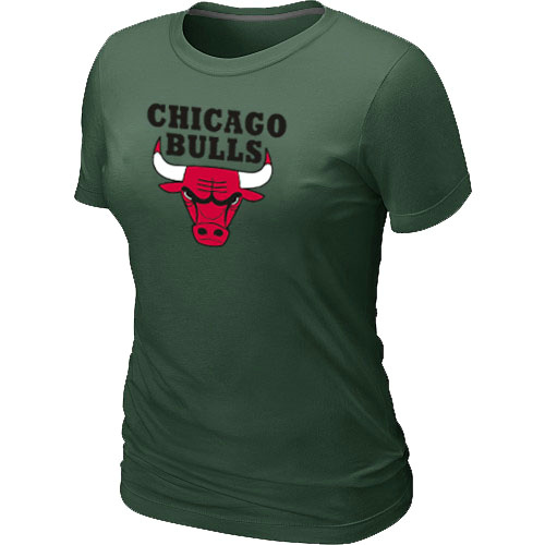 Cheap Women Chicago Bulls Big & Tall Primary Logo D.Green NBA Basketball T-Shirt