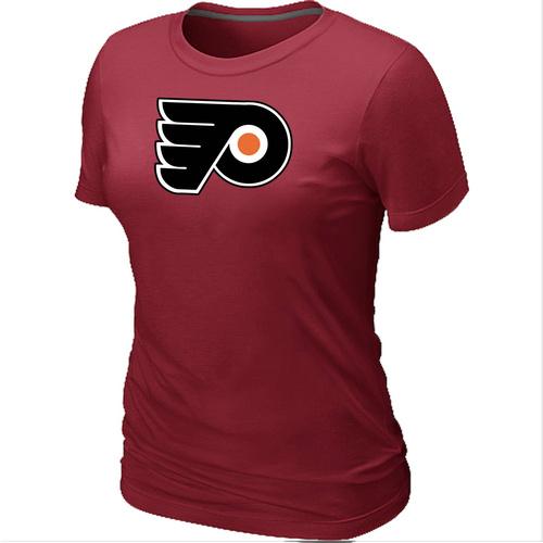 Cheap Women Philadelphia Flyers Big & Tall Logo Red NHL T-Shirt
