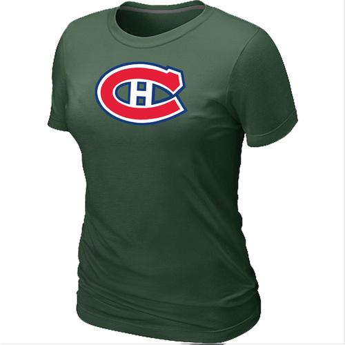 Cheap Women Montr??al Canadiens Big & Tall Logo D.Green NHL T-Shirt