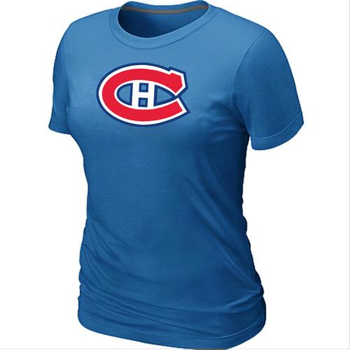 Cheap Women Montr??al Canadiens Big & Tall Logo L.blue NHL T-Shirt