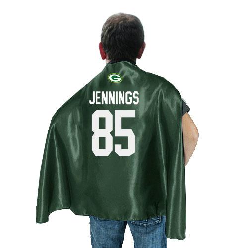 Green Bay Packers 85 JENNNGS Driver Green NFL Hero Cape Sale Cheap