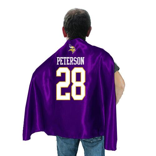 Minnesota Vikings 28 Adrian Peterson purple NFL Hero Cape Sale Cheap