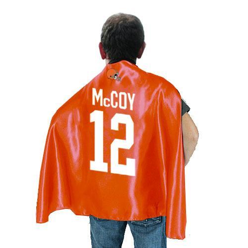 Cleveland Browns 12 Colt McCoy NFL Hero Cape Sale Cheap