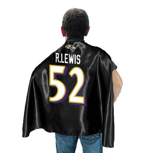 Baltimore Ravens 52 R.LEWIS Black NFL Hero Cape Sale Cheap