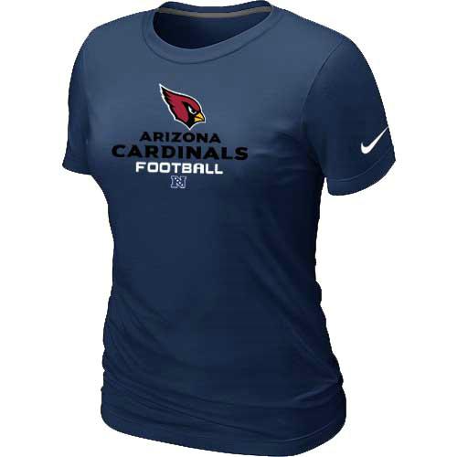 Cheap Women Nike Arizona Cardinals D.Blue Critical Victory NFL Football T-Shirt