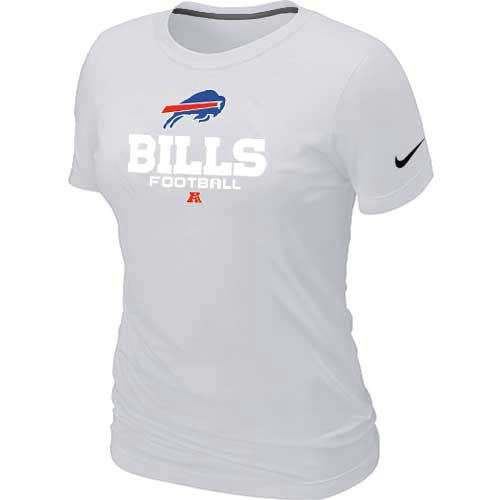 Cheap Women Nike Buffalo Bills White Critical Victory NFL Football T-Shirt