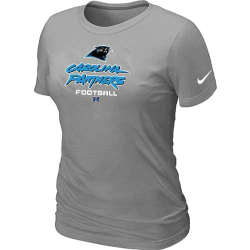Cheap Women Nike Carolina Panthers L.Grey Critical Victory NFL Football T-Shirt