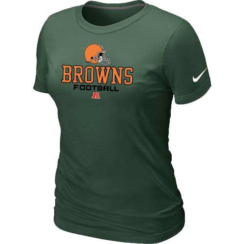 Cheap Women Nike Cleveland Browns D.Green Critical Victory NFL Football T-Shirt