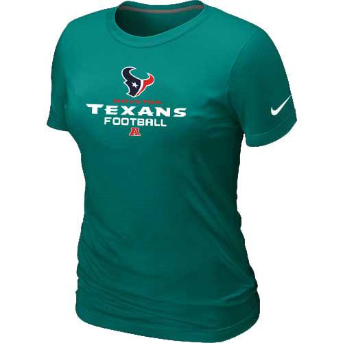 Cheap Women Nike Houston Texans L.Green Critical Victory NFL Football T-Shirt