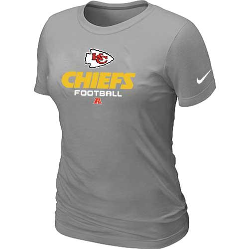 Cheap Women Nike Kansas City Chiefs L.Grey Critical Victory NFL Football T-Shirt
