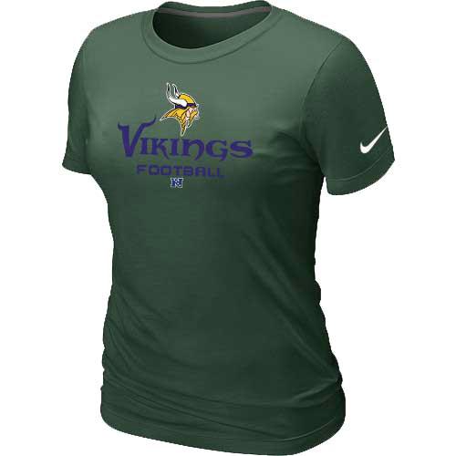 Cheap Women Nike Minnesota Vikings D.Green Critical Victory NFL Football T-Shirt
