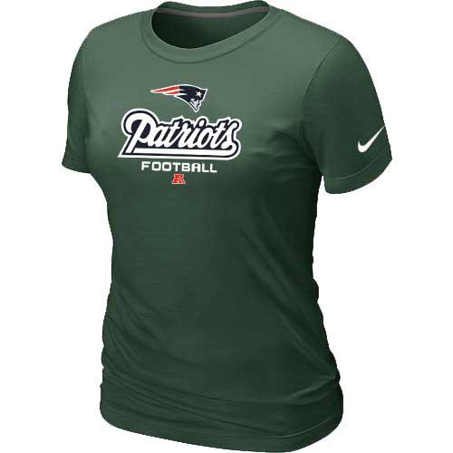 Cheap Women Nike New England Patriots D.Green Critical Victory NFL Football T-Shirt