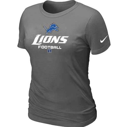 Cheap Women Nike Detroit Lions D.Grey Critical Victory NFL Football T-Shirt