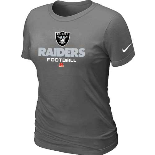 Cheap Women Nike Oakland Raiders D.Grey Critical Victory NFL Football T-Shirt