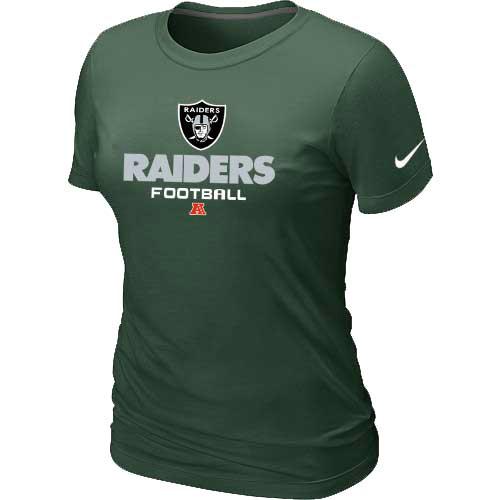 Cheap Women Nike Oakland Raiders D.Green Critical Victory NFL Football T-Shirt
