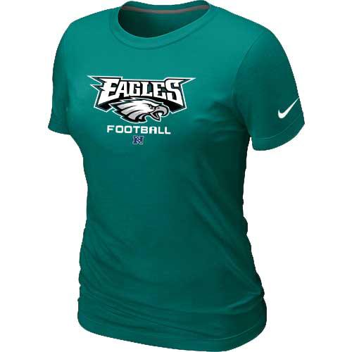 Cheap Women Nike Philadelphia Eagles L.Green Critical Victory NFL Football T-Shirt