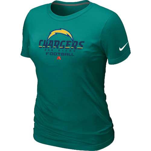 Cheap Women Nike San Diego Charger L.Green Critical Victory NFL Football T-Shirt