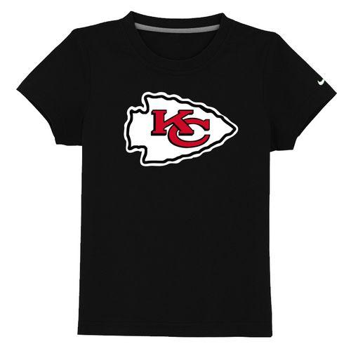 Kids Kansas City Chiefs Sideline Legend Authentic Logo Black T-Shirt Cheap