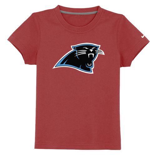 Kids Carolina Panthers Sideline Legend Authentic Logo Red T-Shirt Cheap