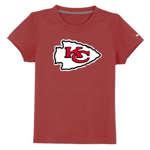 Kids Kansas City Chiefs Sideline Legend Authentic Logo Red T-Shirt Cheap