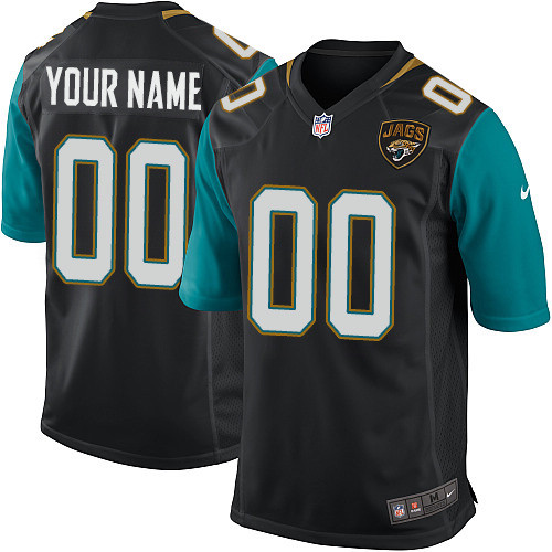 Kids Nike Jacksonville Jaguars Black Customized Game NFL Jerseys Cheap