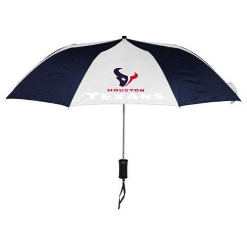 Houston Texans Blue White NFL Folding Umbrella Sale Cheap