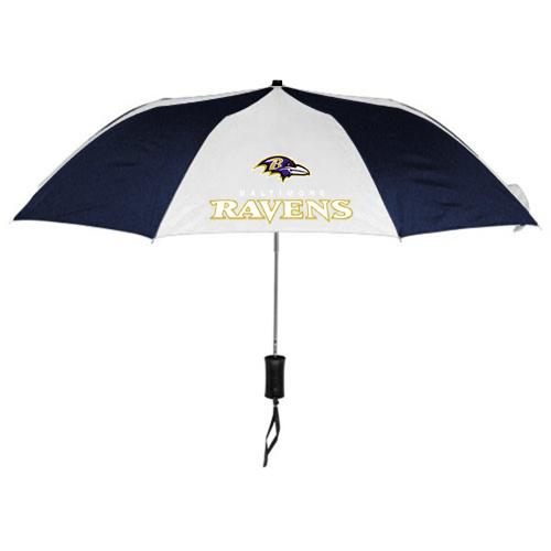 Baltimore Ravens Blue White NFL Folding Umbrella Sale Cheap