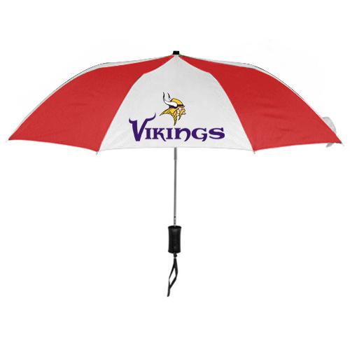 Minnesota Vikings Red White NFL Folding Umbrella Sale Cheap