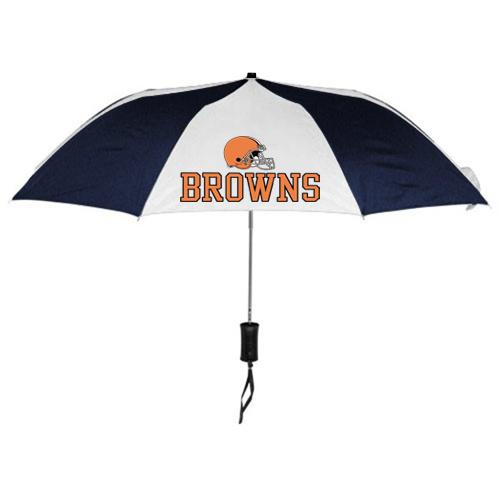 Cleveland Browns Blue White NFL Folding Umbrella Sale Cheap