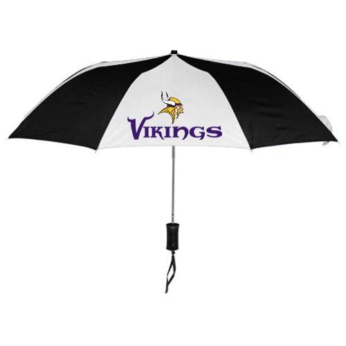 Minnesota Vikings Black White NFL Folding Umbrella Sale Cheap