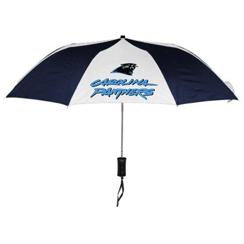 Carolina Panthers Blue White NFL Folding Umbrella Sale Cheap