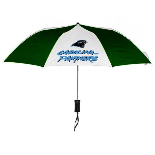 Carolina Panthers White Green NFL Folding Umbrella Sale Cheap
