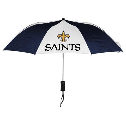 New Orleans Saints Blue White NFL Folding Umbrella Sale Cheap