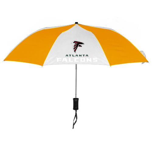 Atlanta Falcons White Yellow NFL Folding Umbrella Sale Cheap