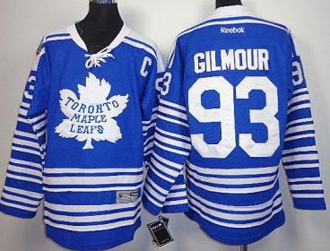 Kids Toronto Maple Leafs 93 Doug Gilmour Blue NHL Jerseys For Sale