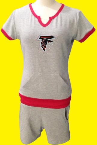Cheap Women Nike Atlanta Falcons Grey NFL Sport Suit