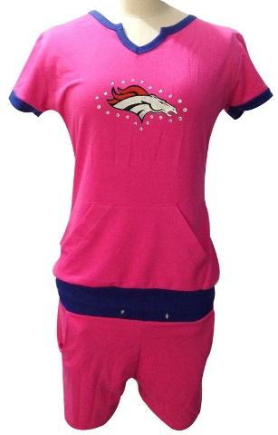 Cheap Women Nike Denver Broncos Pink NFL Sport Suit
