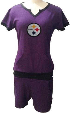 Cheap Women Nike Pittsburgh Steelers Purple NFL Sport Suit