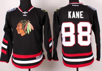 Kids Chicago Blackhawks 88 Patrick Kane Black 2014 Stadium Series NHL Jersey For Sale