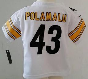 Baby Nike Pittsburgh Steelers 43 Troy Polamalu White NFL Jersey For Cheap