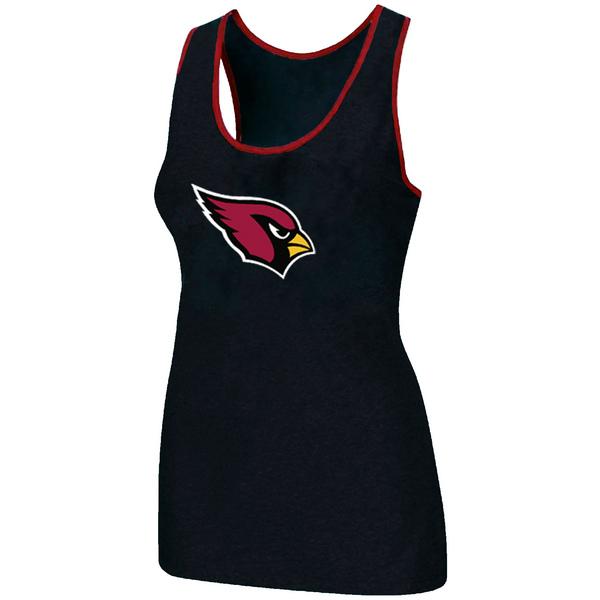 Cheap Women Nike NFL Arizona Cardinals Ladies Big Logo Tri-Blend Racerback stretch Tank Top Black
