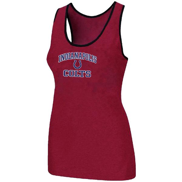 Cheap Women Nike NFL Indianapolis Colts Heart & Soul Tri-Blend Racerback stretch Tank Top Red