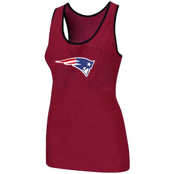 Cheap Women Nike NFL New England Patriots Ladies Big Logo Tri-Blend Racerback stretch Tank Top Red